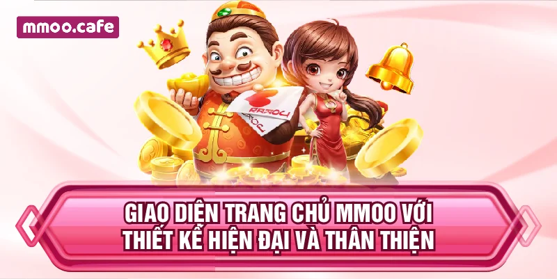 Giao diện trang chủ MMOO với thiết kế hiện đại và thân thiện